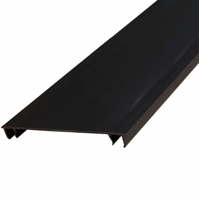 HC1.5BL6 DUCT COVER PVC HINGED BLACK 6'