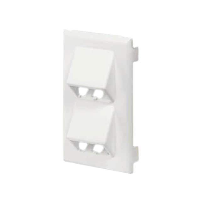 T70FV4WH FACEPLATE SNAP ON VERT WHITE