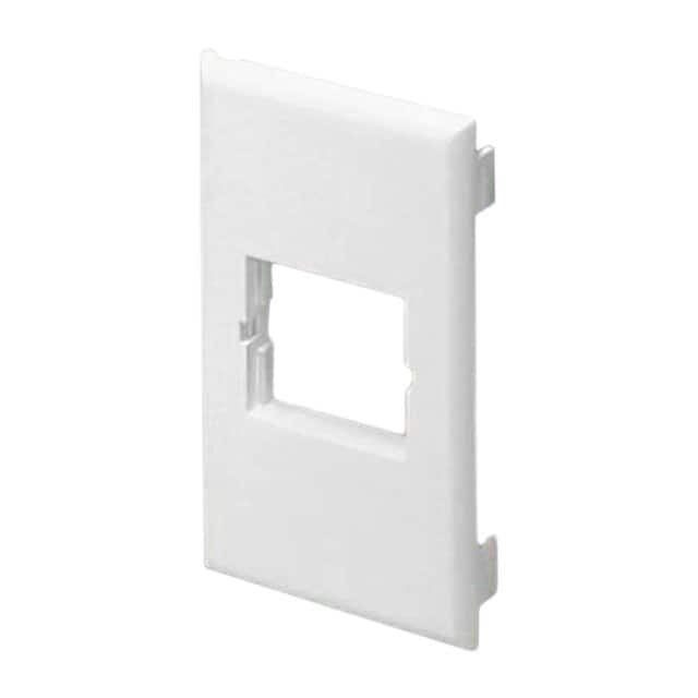 T70B1WH FACEPLATE SNAP ON VERT 1INSERT