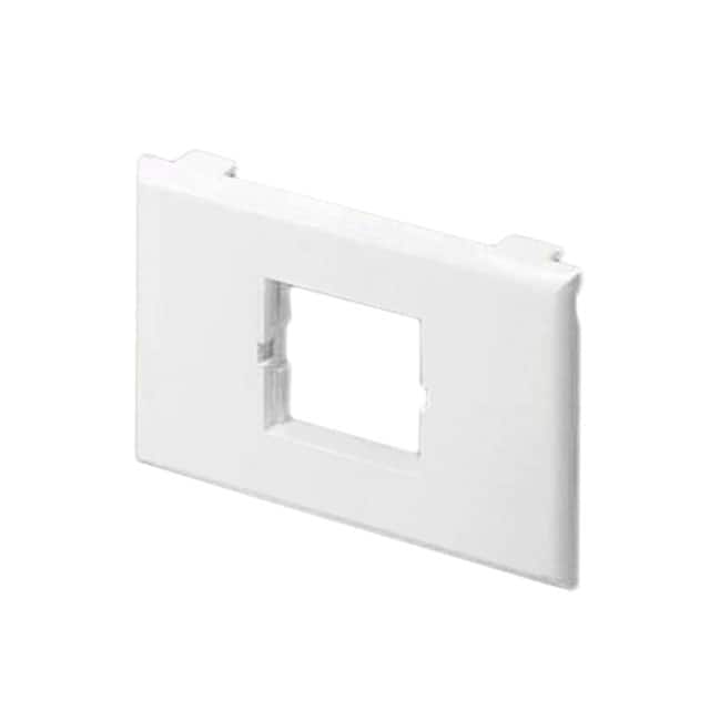 T70BH1WH FACEPLATE SNAP ON HORIZ 1INSERT
