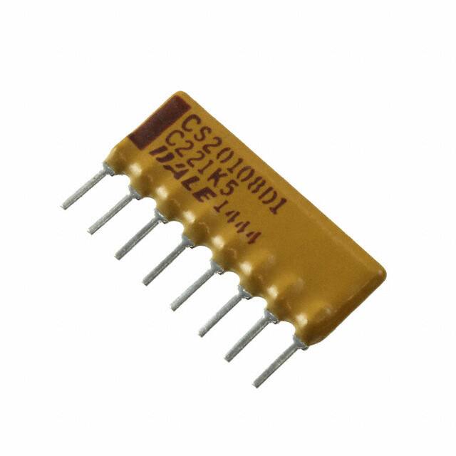 20108D1C221K5E CAP ARRAY 220PF 50V C0G 8-SIP