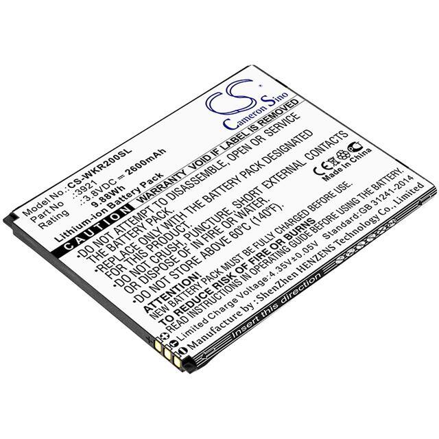 CS-WKR200SL BATTERY Replacement for Cameron Sino CS-