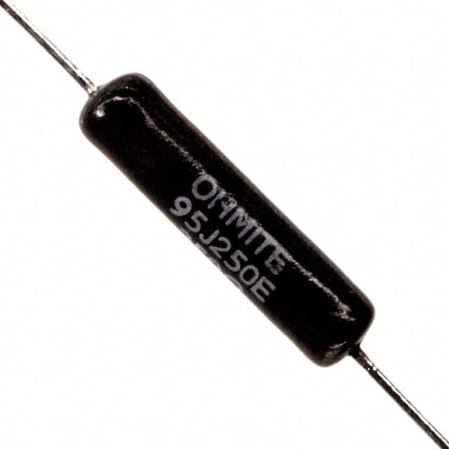 95J250E RES 250 OHM 5% 5W AXIAL