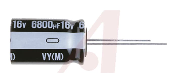UVY1C221MED The Nichicon UVY1C221MED is a 220µF, 16V dc electrolytic capacitor designed for through-hole mounting. It operates within a temperature range of -55°C to +105°C.