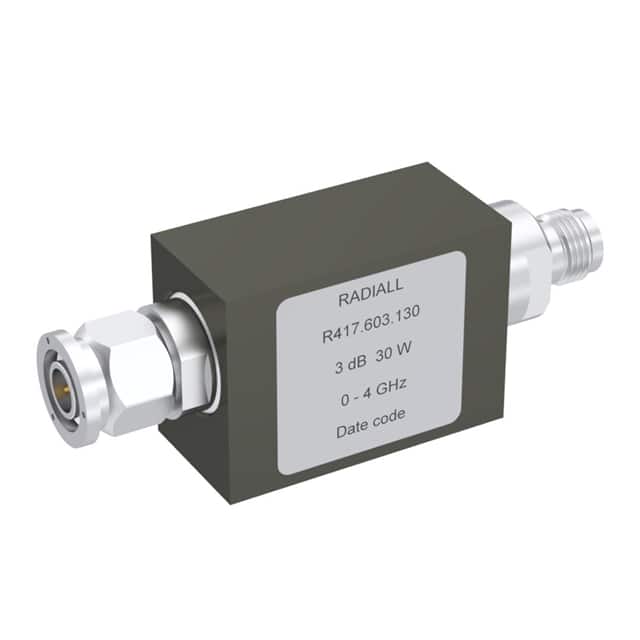 R417606130 ATTENUATOR: TNC 6DB 4GHZ 30W 50O