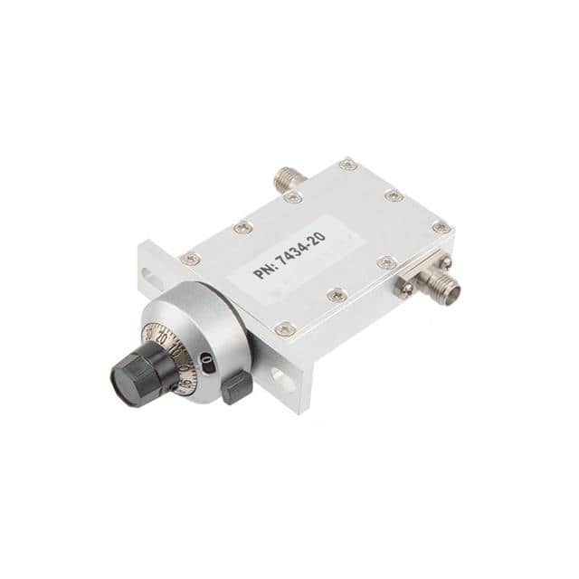 PE7434-20 ROTARY ATTN 0-20DB 8-12.4GHZ