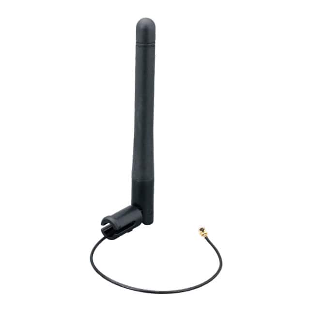 ANT-2.4-LPW-125 RF ANT 2.4GHZ WHIP PNL-MNT HINGE