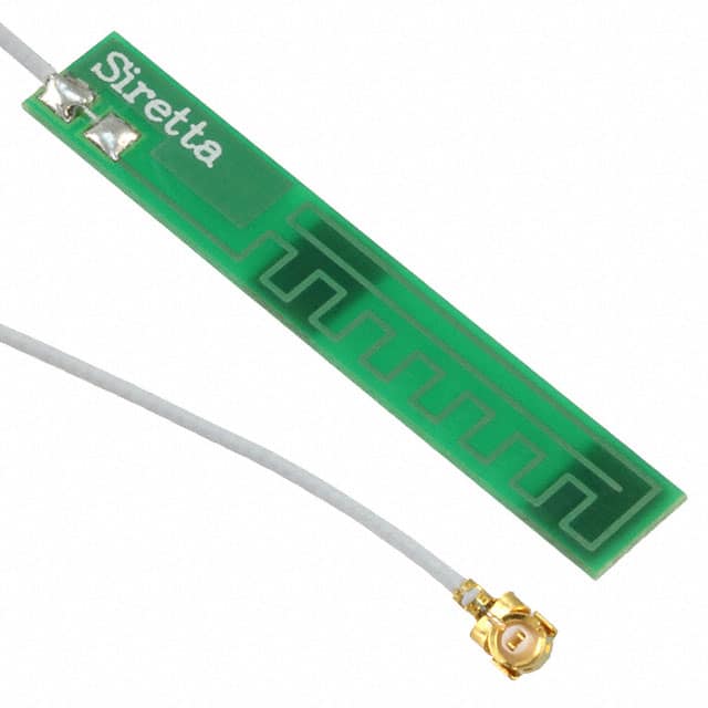 ECHO18/0.1M/UFL/S/S/15 RF ANT 2.4GHZ PCB TRACE U.FL SMD