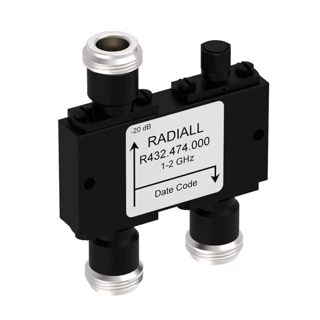 R432474000 COUPLER: N 1-2GHZ 20DB