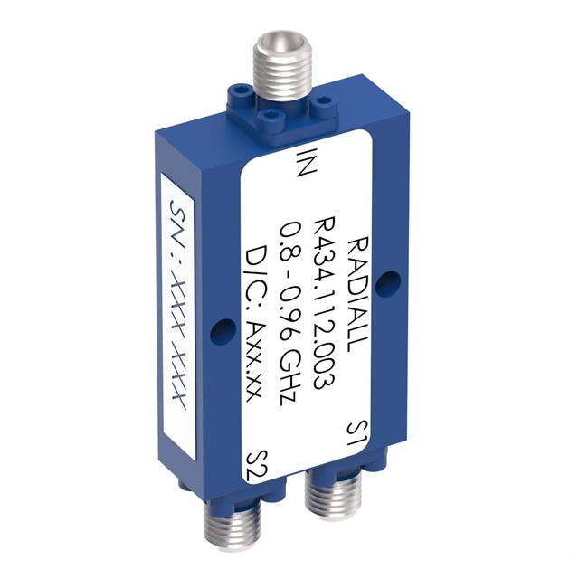 R434112003 POWER DIVIDER 2W SMA 0.8-0.96GHZ
