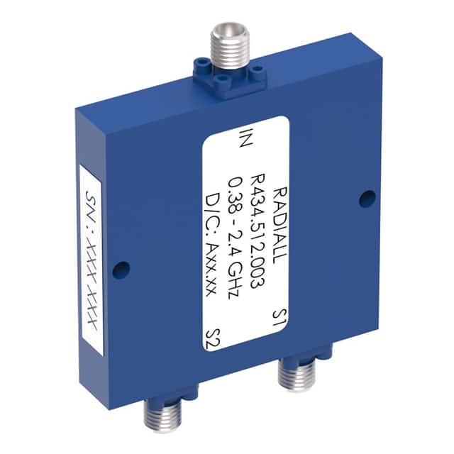 R434512003 POWER DIVIDER 2W SMA 0.38-2.4GHZ