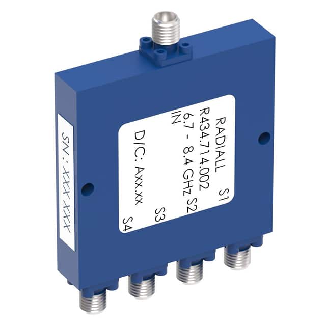 R434714002 POWER DIVIDER 4W SMA 6.7-8.4GHZ