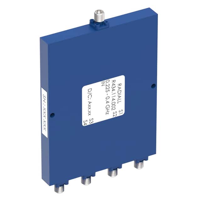 R434114002 POWER DIVIDER 4W SMA 0.225-0.4GH