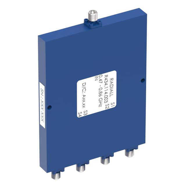 R434114003 POWER DIVIDER 4W SMA 0.47-0.86GH