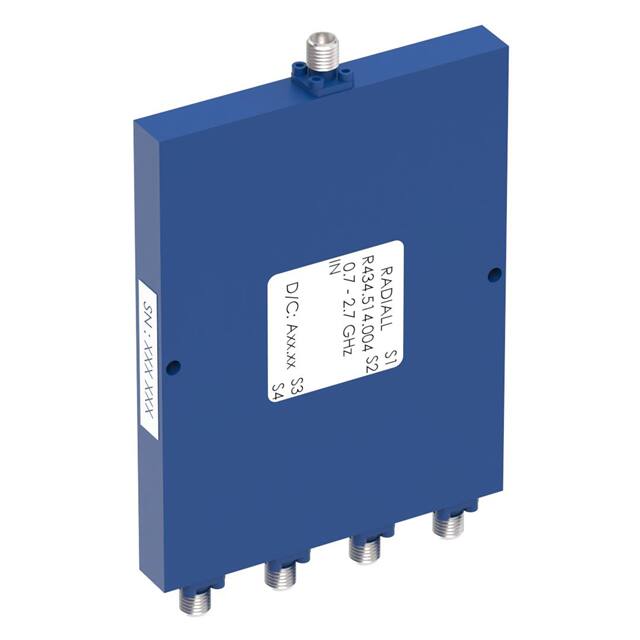 R434514004 POWER DIVIDER 4W SMA 0.7-2.7GHZ