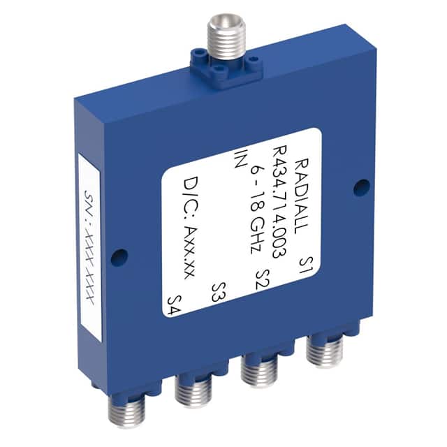 R434714003 POWER DIVIDER 4W SMA 6-18GHZ