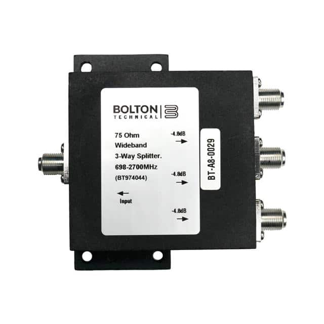 BT974044 3-Way Splitter For 698-2700Mhz |