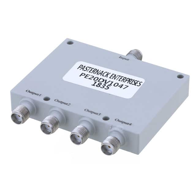 PE20DV1047 4 WAY 30W DIV SMA 4-8GHZ