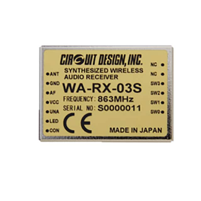 WA-RX-03S RF RX MODULE ISM 863 MHZ