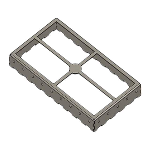 B-1250SB2250-0200XF RF SHIELD 1.250" X 2.250" FRAME