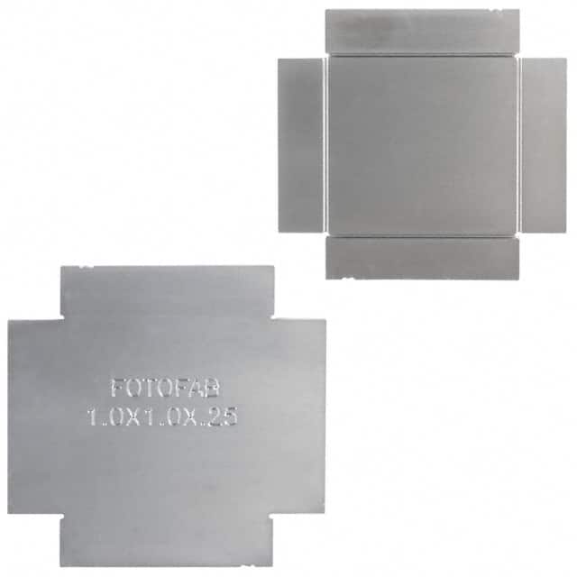 1.0 X 1.0 X 0.25 SHIELD RF STD 1 X 1 X .25"