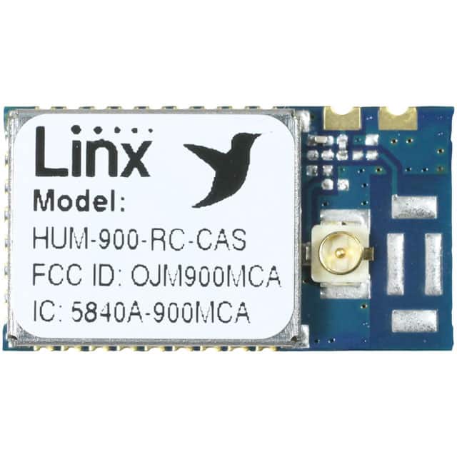 HUM-900-RC-CAS RF TXRX MOD ISM < 1GHZ CAST SMD
