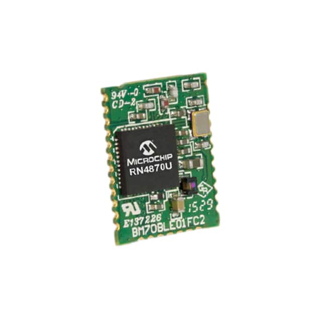 RN4870U-V/RM118 RF TXRX MODULE BLE 5.0 SMD