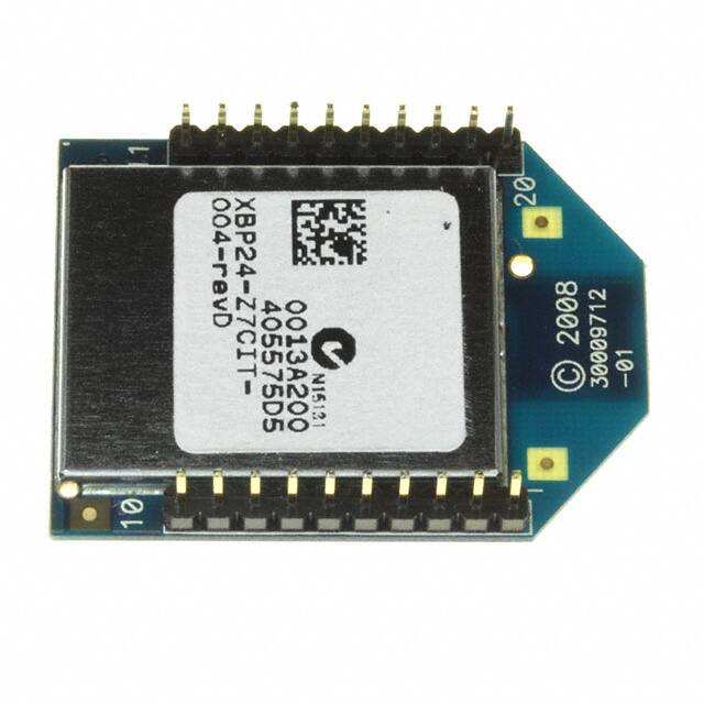 XBP24-Z7CIT-004 RF TXRX MODULE 802.15.4 CHIP TH