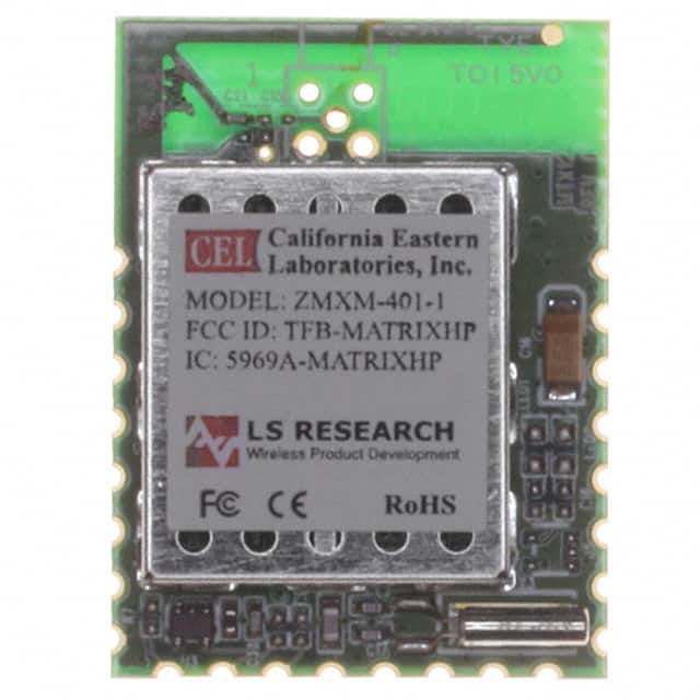 ZMXM-401-1 RF TXRX MOD 802.15.4 TRC ANT SMD