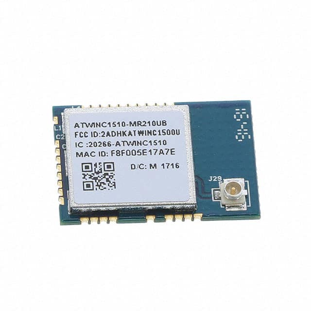 ATWINC1510-MR210UB1140 RF TXRX MOD WIFI TRACE+U.FL SMD