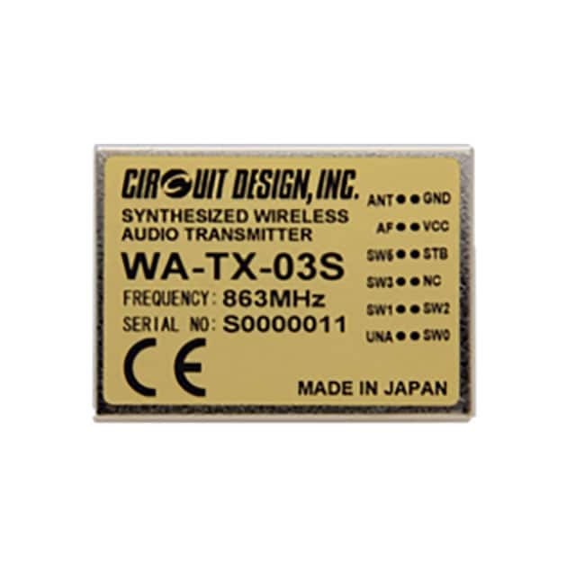 WA-TX-03S RF TX MODULE ISM 863 MHZ