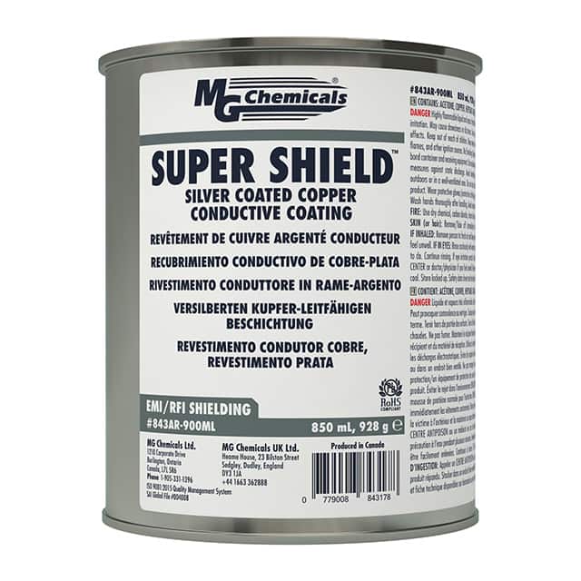 843AR-900ML RF EMI LIQUID SILVR COND COATING