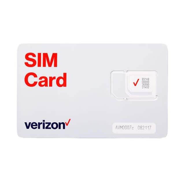 NL-SIM-VER-M1 MICRO-SIM 2/3/4FF VZW COMM TEMP