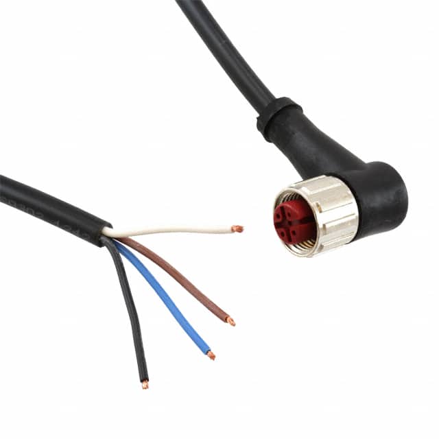 LC05FBR-PVC M12-M12 4P R/A PVC CBL SHTH 5M