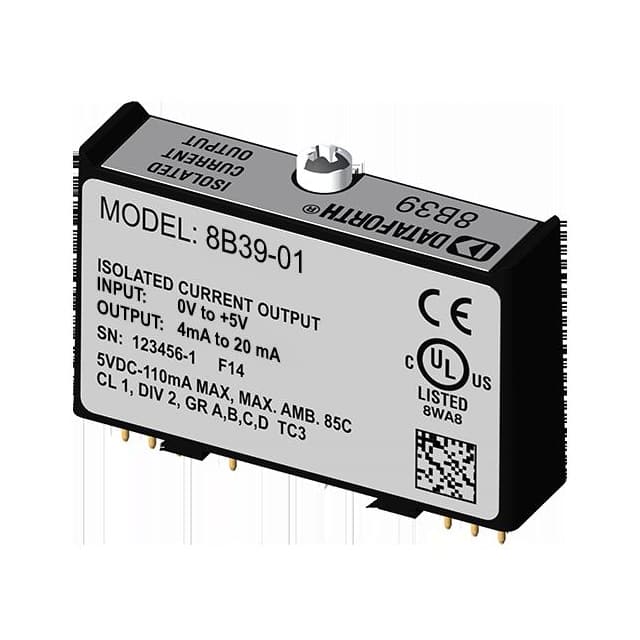 8B39-01 CURRENT OUTPUT MODULE