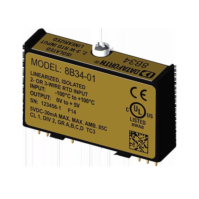8B34-01 LINEARIZED 2-/3-WIRE RTD INPUT