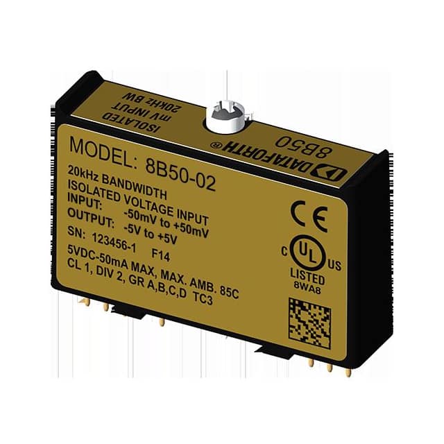 8B50-02 VOLTAGE INPUT MODULE, 20KHZ BW