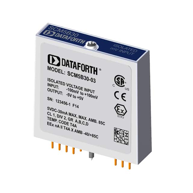 SCM5B30-03 VOLTAGE INPUT MODULES, NARROW BW