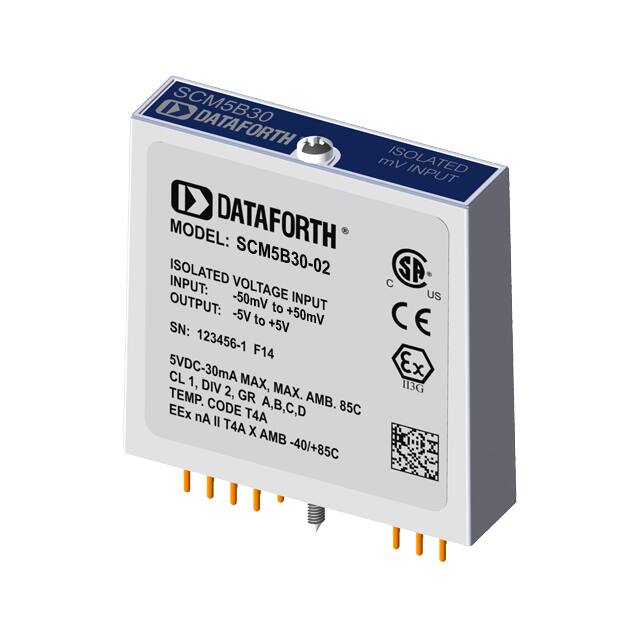 SCM5B30-02 VOLTAGE INPUT MODULES, NARROW BW