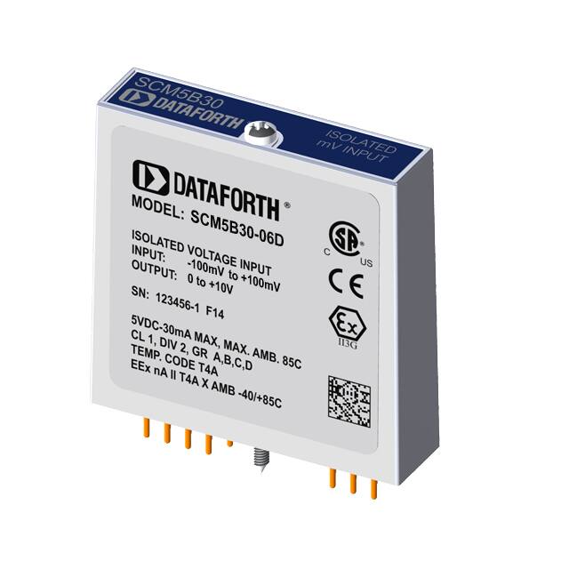 SCM5B30-06D VOLTAGE INPUT MODULES, NARROW BW