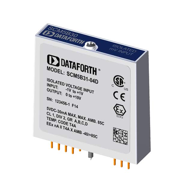 SCM5B31-04D VOLTAGE INPUT MODULES, NARROW BW