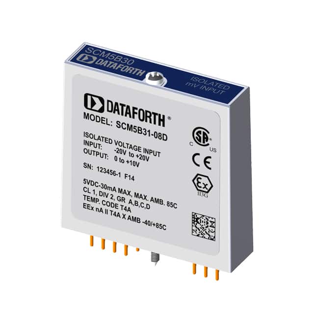 SCM5B31-08D VOLTAGE INPUT MODULES, NARROW BW
