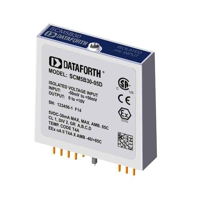 SCM5B30-05D VOLTAGE INPUT MODULES, NARROW BW