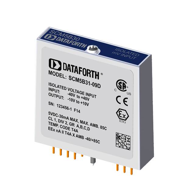 SCM5B31-09D VOLTAGE INPUT MODULES, NARROW BW
