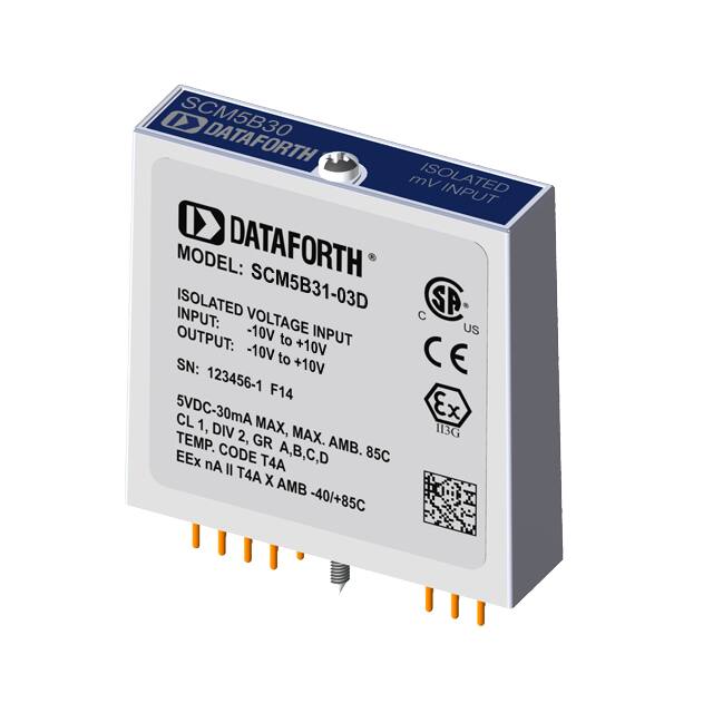 SCM5B31-03D VOLTAGE INPUT MODULES, NARROW BW