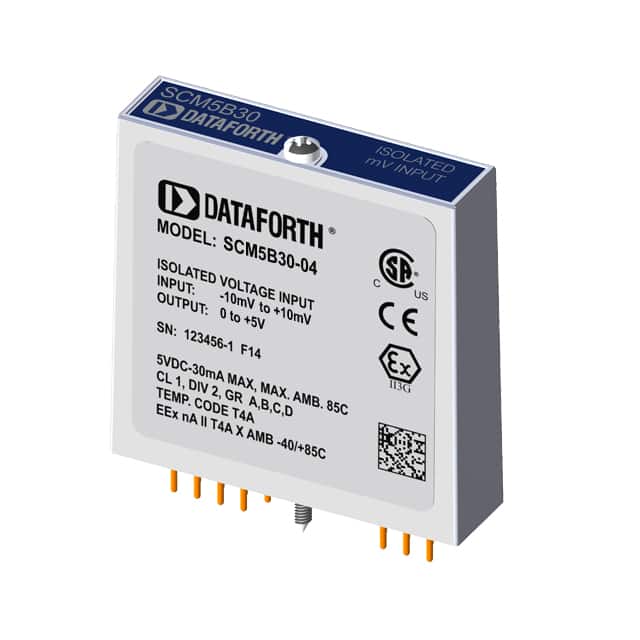 SCM5B30-04 VOLTAGE INPUT MODULES, NARROW BW