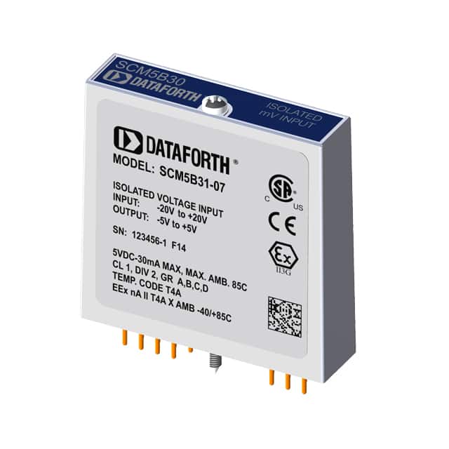 SCM5B31-07 VOLTAGE INPUT MODULES, NARROW BW