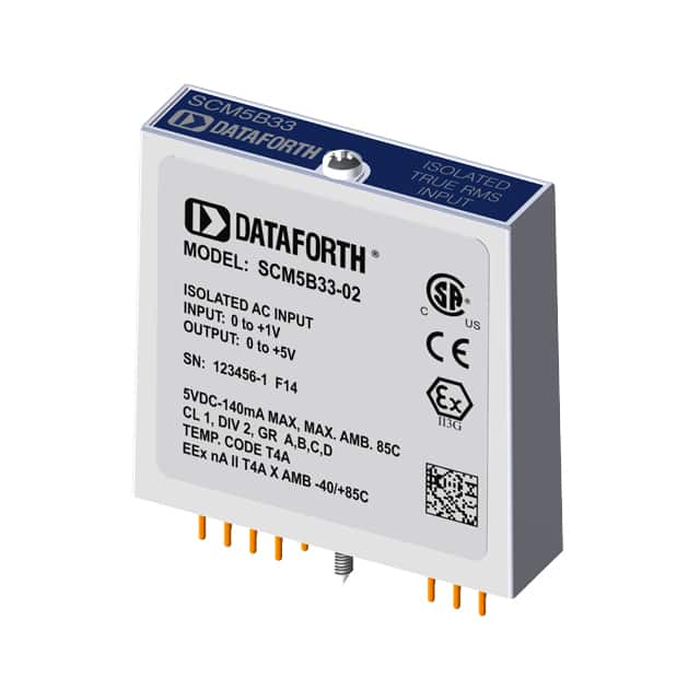 SCM5B33-02 ISOLATED TRUE RMS INPUT MODULES