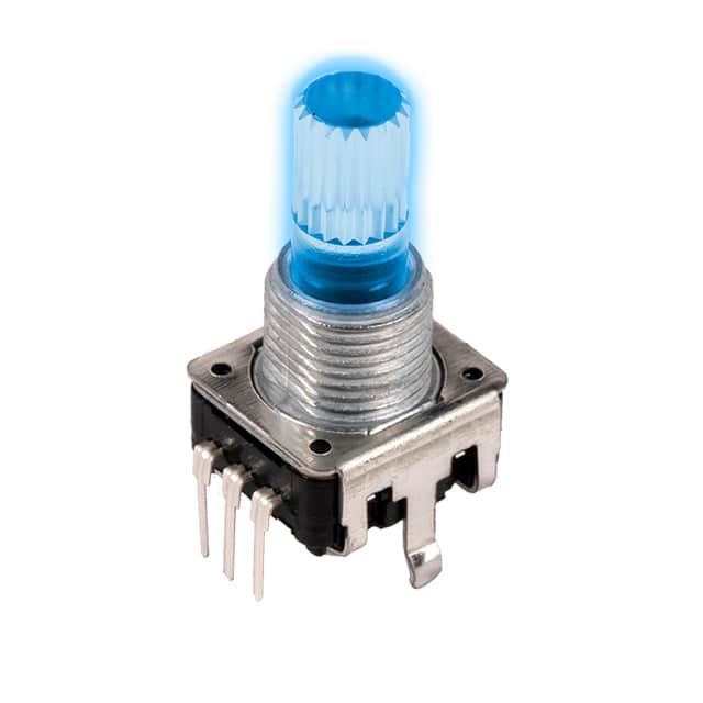 12CE1H24B12224 ROT ENCODER MECH 12PPR BLUE LED