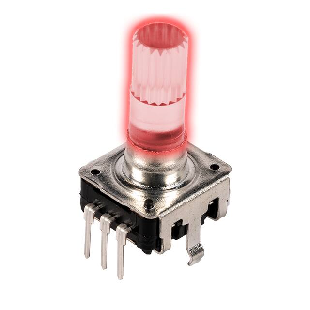12CE1K24B12112 ROT ENCODER MECH 12PPR RED LED